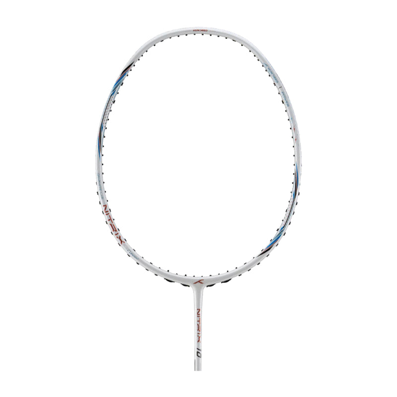 Hundred Nitrix 10 Badminton Racket - 4U (Pearl White) 1