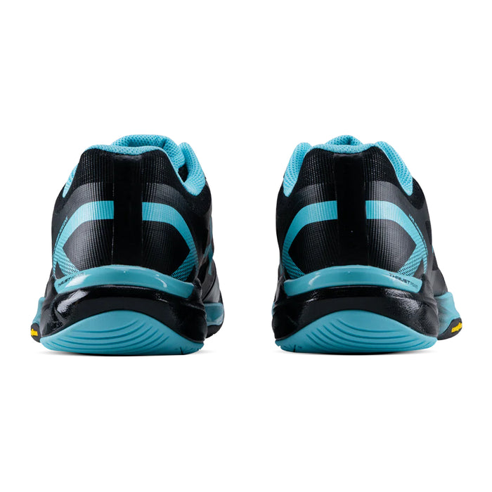 Hundred Phenom Badminton Shoes (Black/Aqua Blue) 4