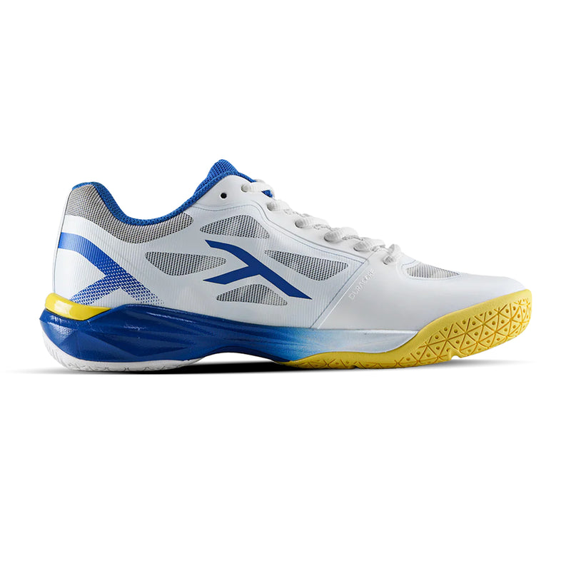 Hundred Phenom Badminton Shoes (White/Blue/Yellow) 2