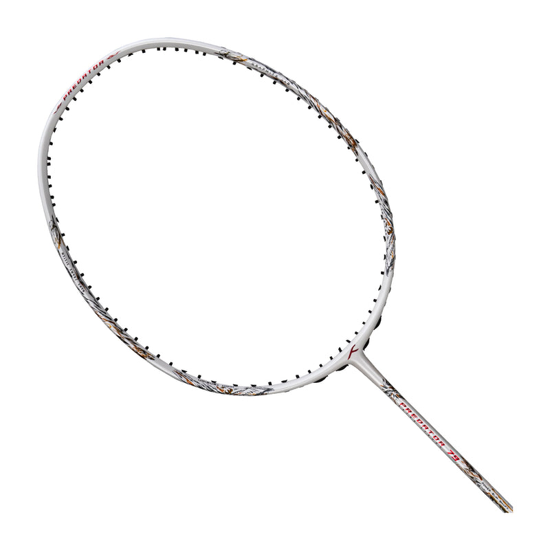 Hundred Predator 79 Extra Strong Badminton Racket (White) 2