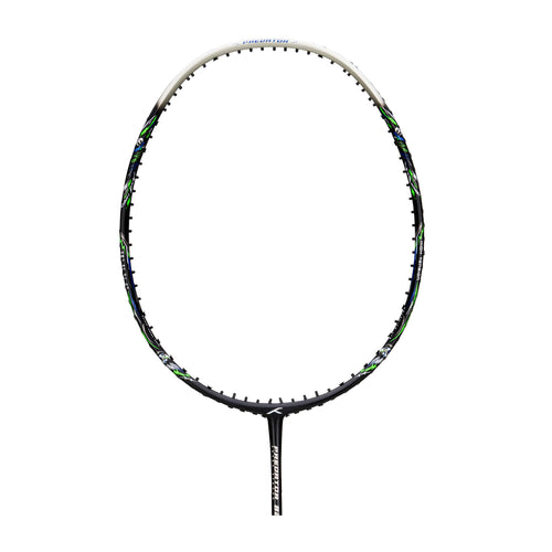 Hundred Predator 82 Extra Strong Badminton Racket (Black/Silver)