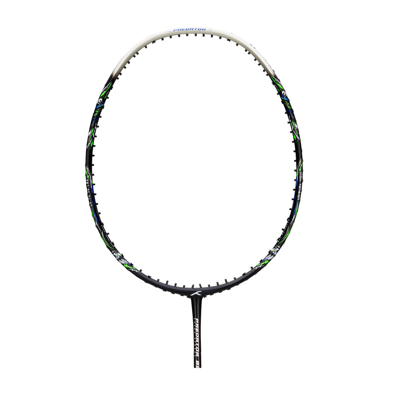 Hundred Predator 82 Extra Strong Badminton Racket (Black/Silver) 1