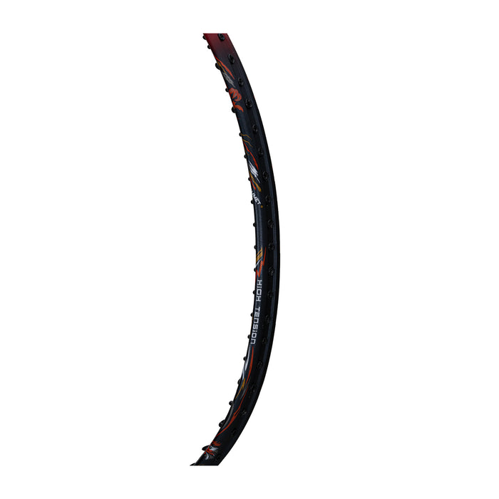 Hundred Predator 82 Extra Strong Badminton Racket (Dark Grey/Red) 5