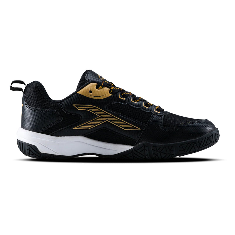 Hundred Quantum Badminton Shoes (Black/Gold) 2