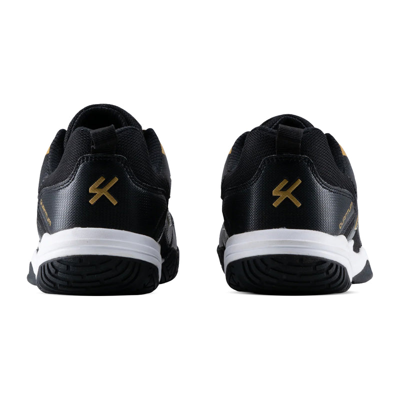 Hundred Quantum Badminton Shoes (Black/Gold) 4