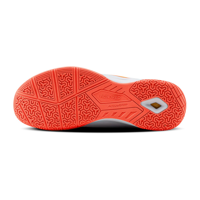 Hundred Raze Badminton Shoes (Light Blue/Orange) 5