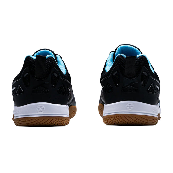 Hundred Raze Pro Badminton Shoes (Black/Blue) 4