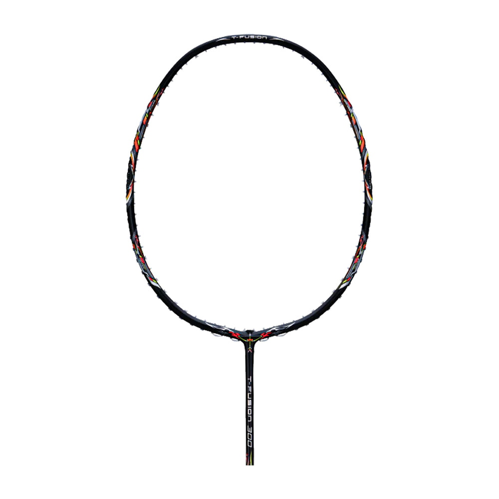 Hundred T-Fusion 300 Badminton Racket - 4U (Black)