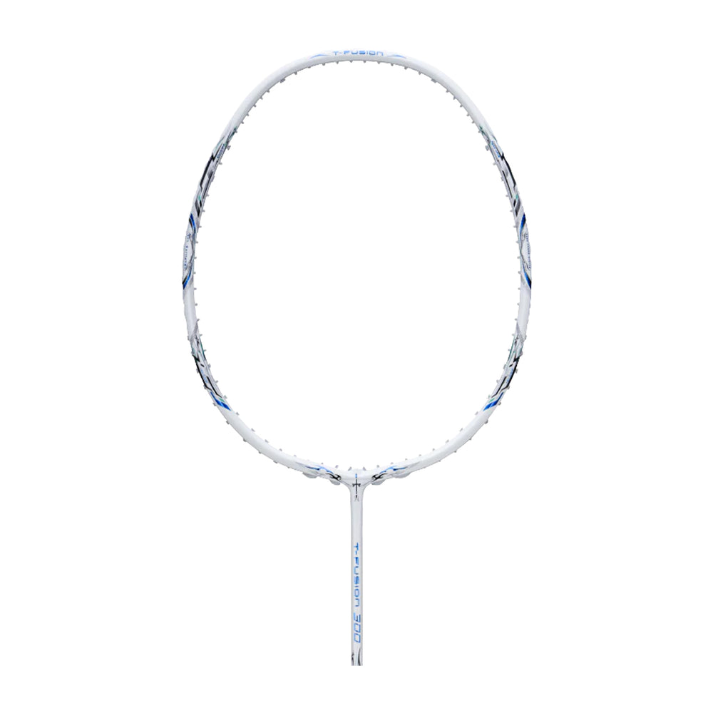 Hundred T-Fusion 300 Badminton Racket - 4U (White)