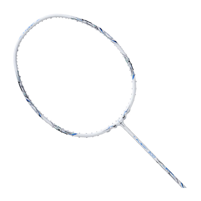 Hundred T-Fusion 300 Badminton Racket - 4U (White) 2