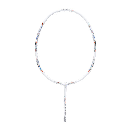 Hundred T-Fusion 300 Badminton Racket - 5U (White/Silver)