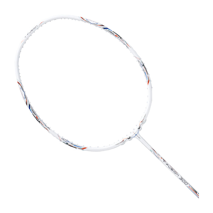 Hundred T-Fusion 300 Badminton Racket - 5U (White/Silver) 2