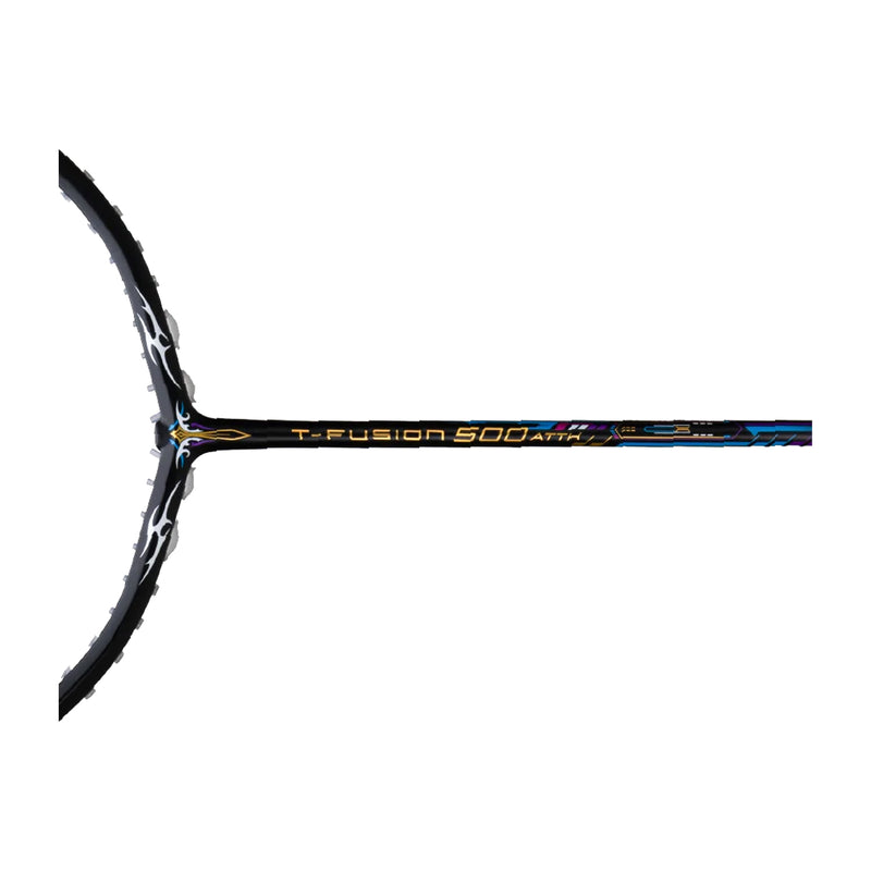 Hundred T-Fusion 500 ATTK Badminton Racket (Black/Charcoal) 3
