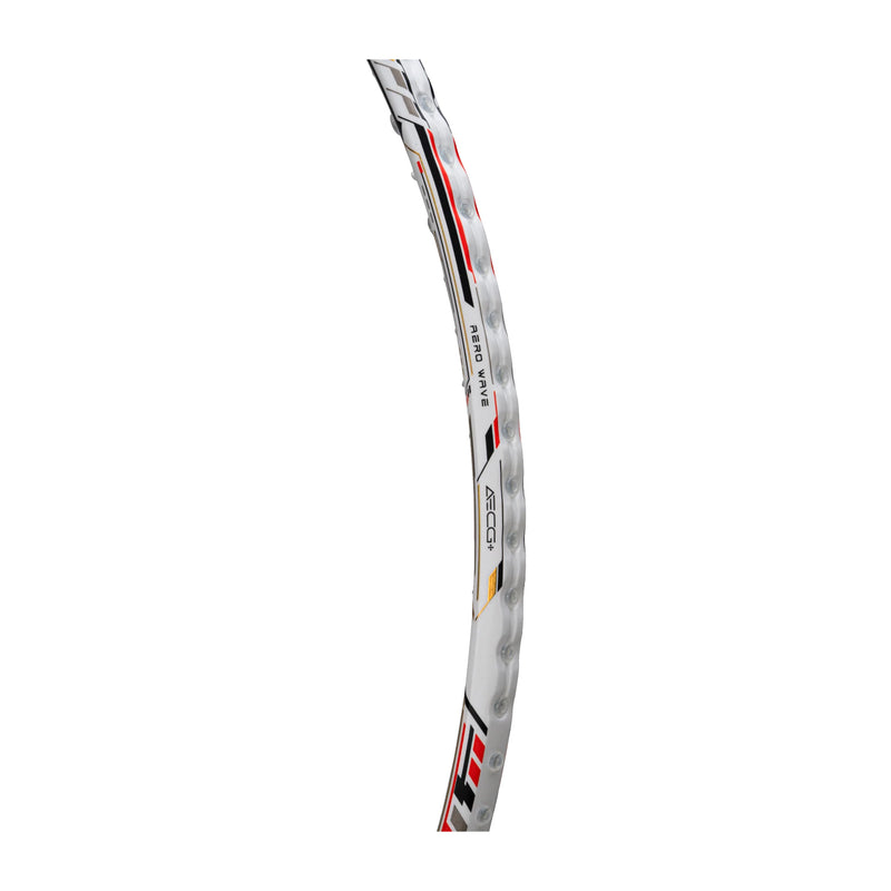 Hundred T-Fusion 500 ATTK Badminton Racket (White/Black) 4