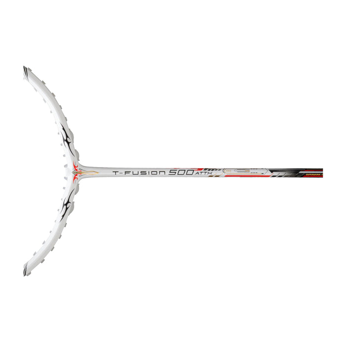 Hundred T-Fusion 500 ATTK Badminton Racket (White/Black) 3