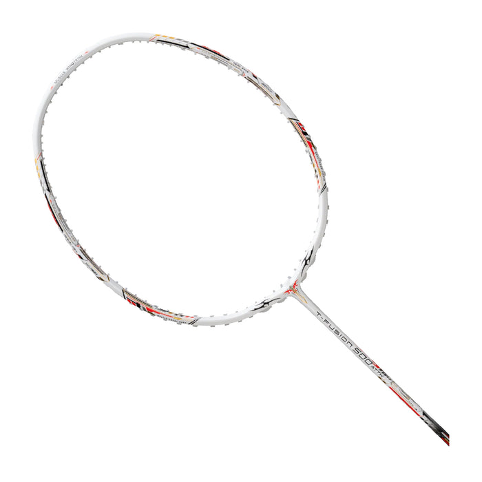 Hundred T-Fusion 500 ATTK Badminton Racket (White/Black) 2