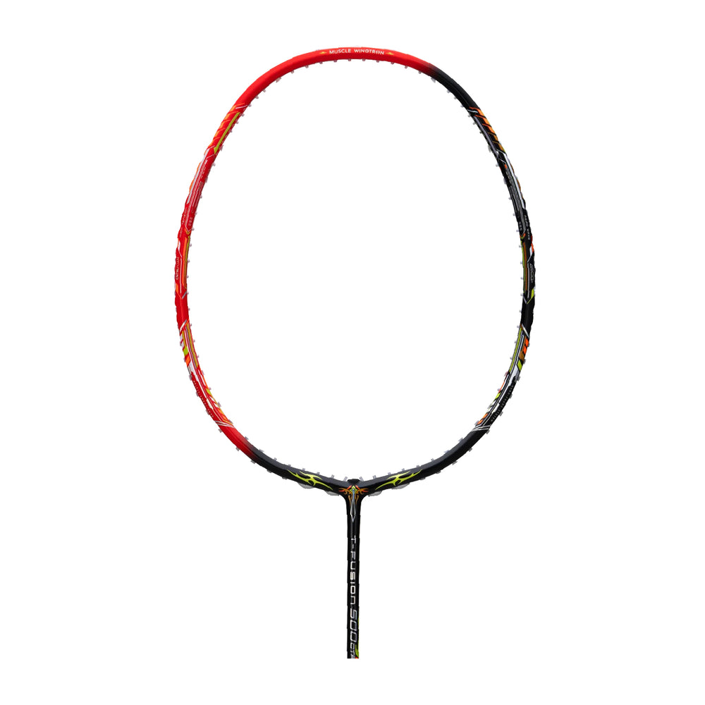 Hundred T-Fusion 500 CTRL Badminton Racket (Black/Red)