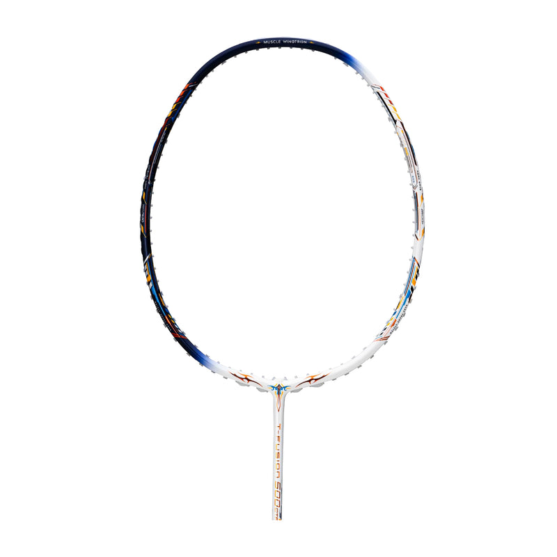 Hundred T-Fusion 500 CTRL Badminton Racket (White/Navy) 1