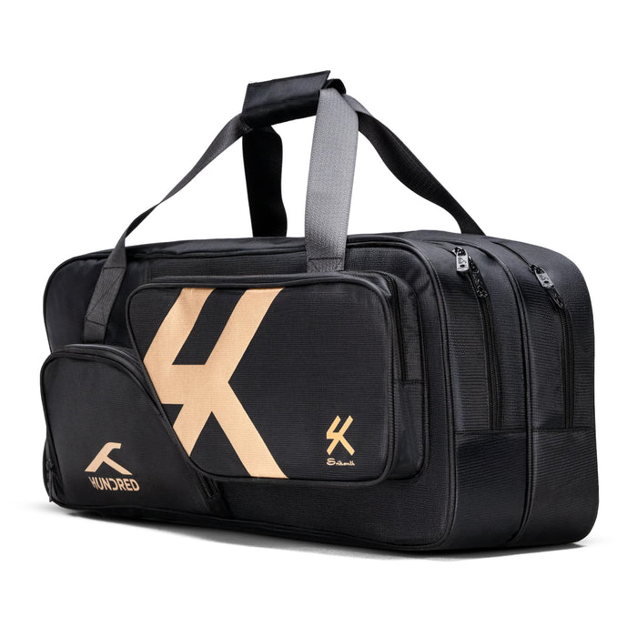 Hundred Titan Badminton Kitbag (Black/Gold) 2