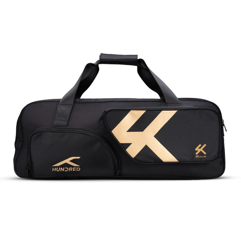 Hundred Titan Badminton Kitbag (Black/Gold) 1