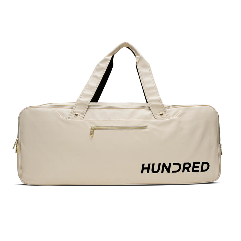 Hundred Utilitarian Badminton Kitbag (Beige) 2