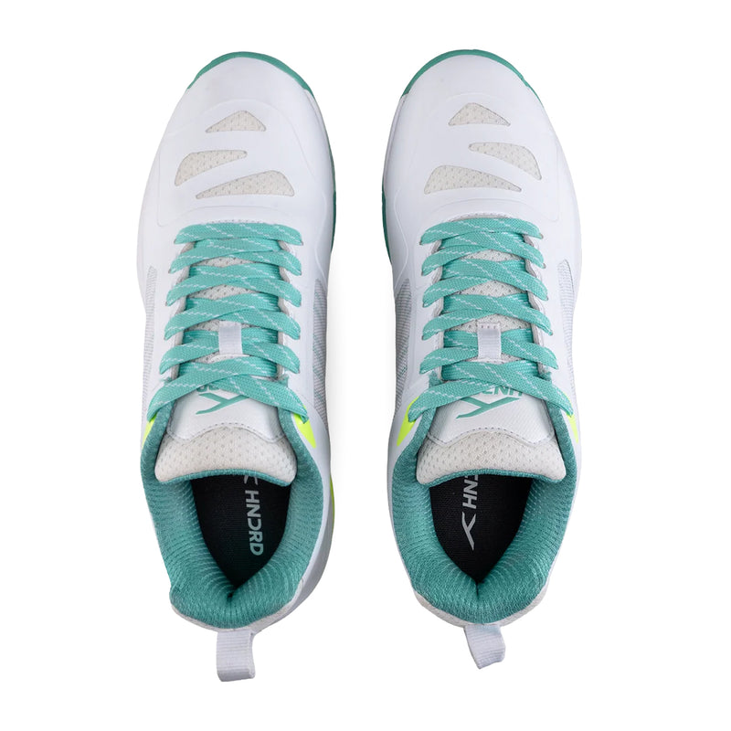 Hundred Hyper Armour Badminton Shoes (White/Light Blue/Black) 3