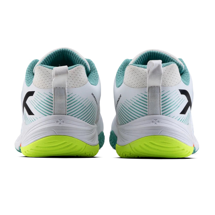 Hundred Hyper Armour Badminton Shoes (White/Light Blue/Black) 4
