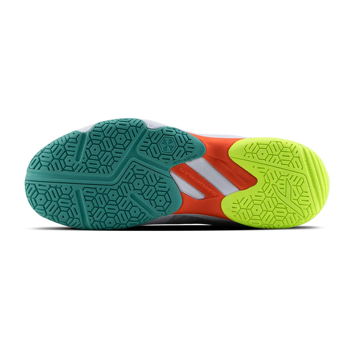 Hundred Hyper Armour Badminton Shoes (White/Light Blue/Black) 5