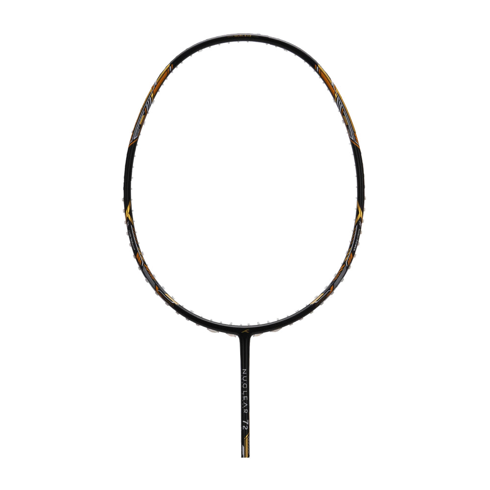 Hundred Nuclear 72 Badminton Racket (Black/White/Gold)