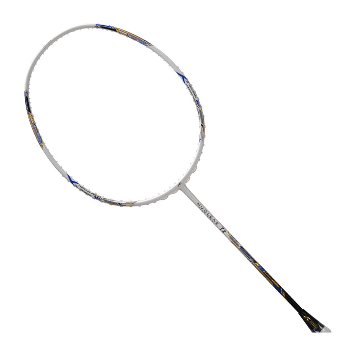 Hundred Nuclear 72 Badminton Racket (White/Black/Blue) 2