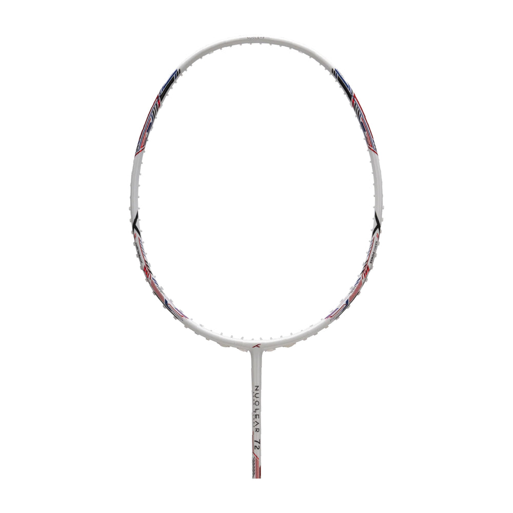 Hundred Nuclear 72 Badminton Racket (White/Red/Black)