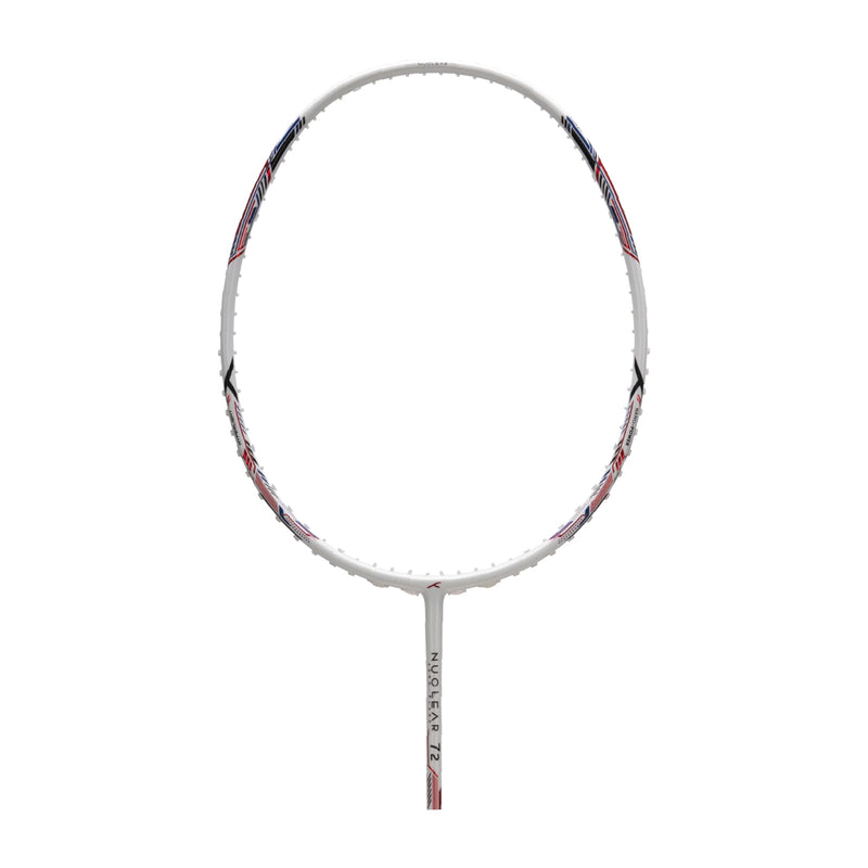 Hundred Nuclear 72 Badminton Racket (White/Red/Black) 1