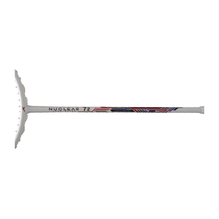 Hundred Nuclear 72 Badminton Racket (White/Red/Black) 5