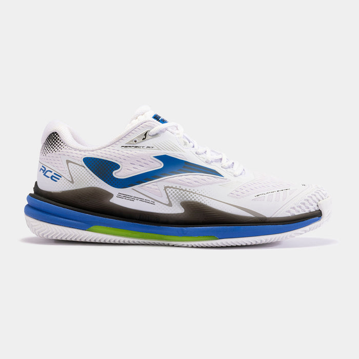 Joma Ace 2402 (White/Blue) Tennis Shoes 1