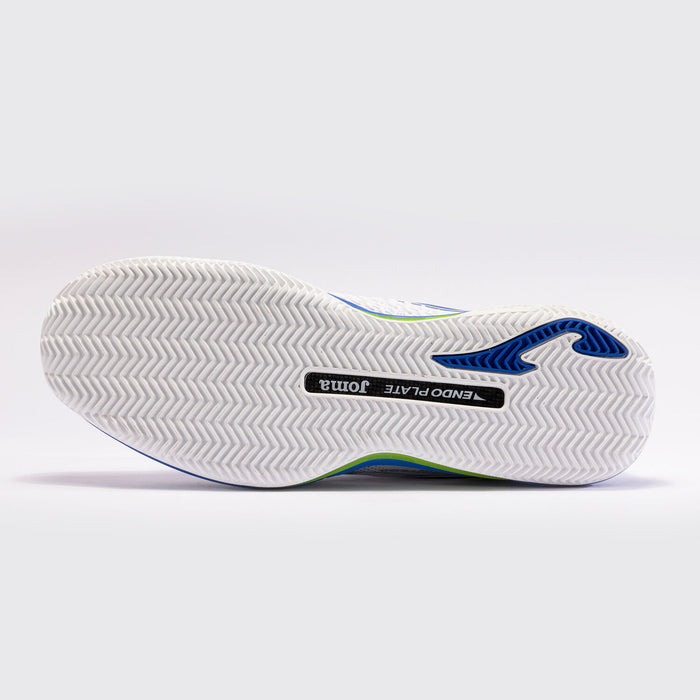 Joma Ace 2402 (White/Blue) Tennis Shoes 4