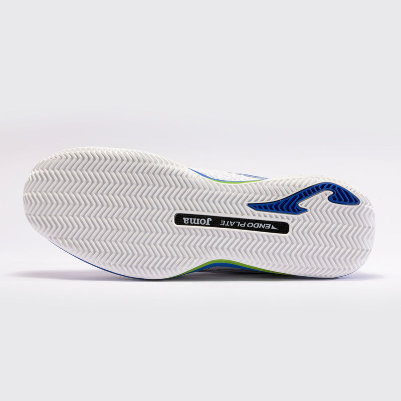 Joma Ace 2402 (White/Blue) Tennis Shoes 4