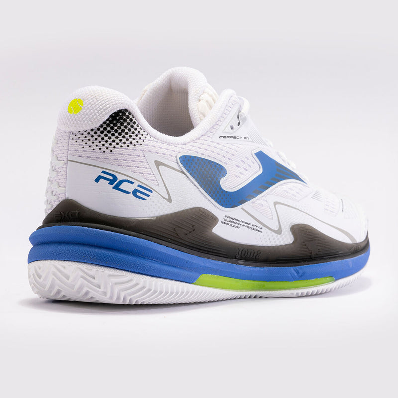 Joma Ace 2402 (White/Blue) Tennis Shoes 3