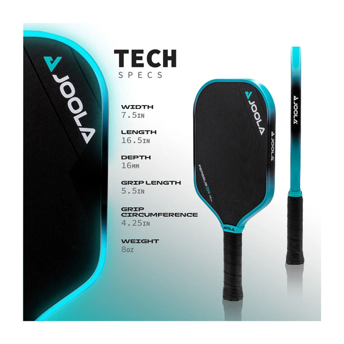 Joola Ben Johns Perseus 3S Pickleball Paddle (16 mm) 8