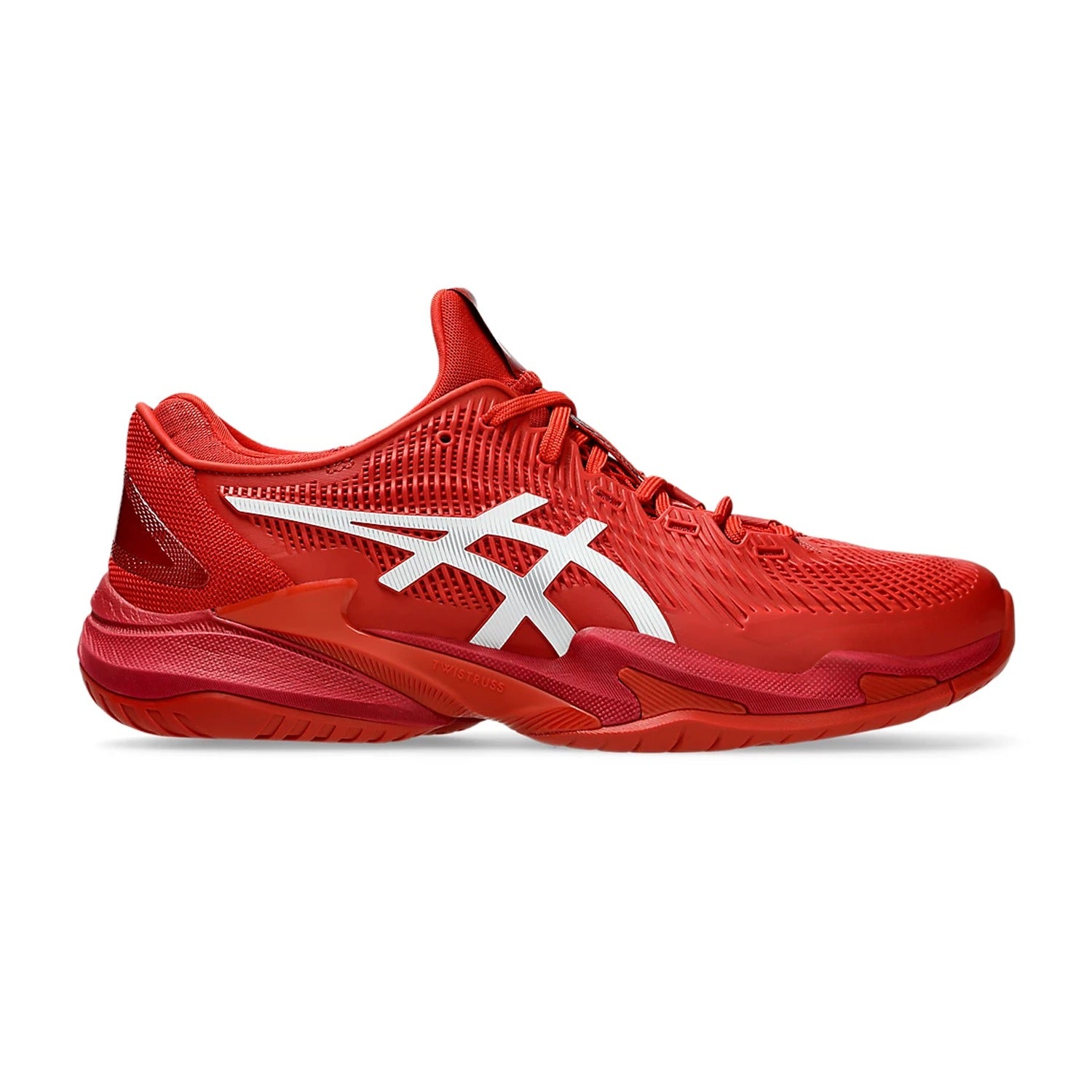Shop Asics Court FF3 Novak Tennis Shoes (Rust/White) at Best Price