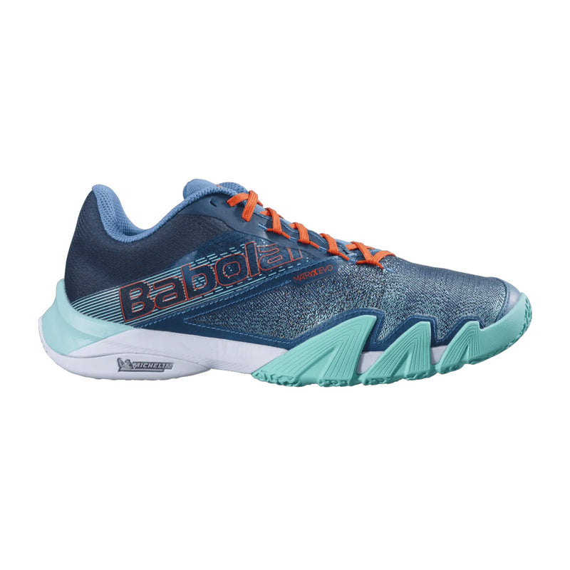 Babolat Jet Premura 2 Padel Shoes (Electric Green/Mandarin) 1