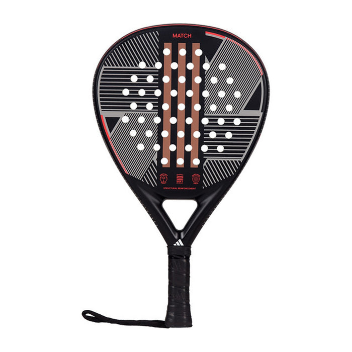 Adidas Match 3.3 Padel Racquet - (Black/Red) 1