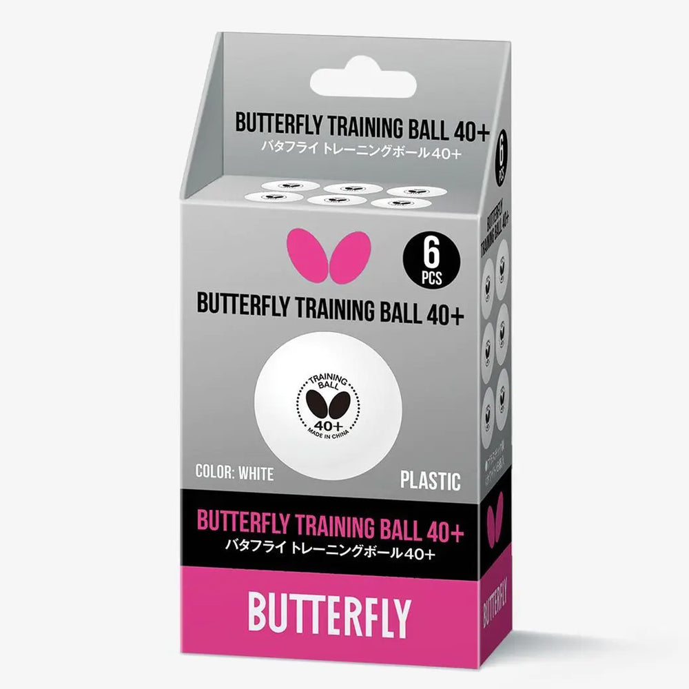Butterfly 40+ Training Table Tennis Balls (Pack of 72)