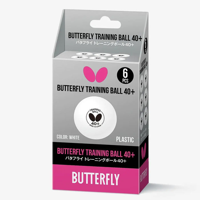 Butterfly 40+ Training Table Tennis Balls (Pack of 24) 1