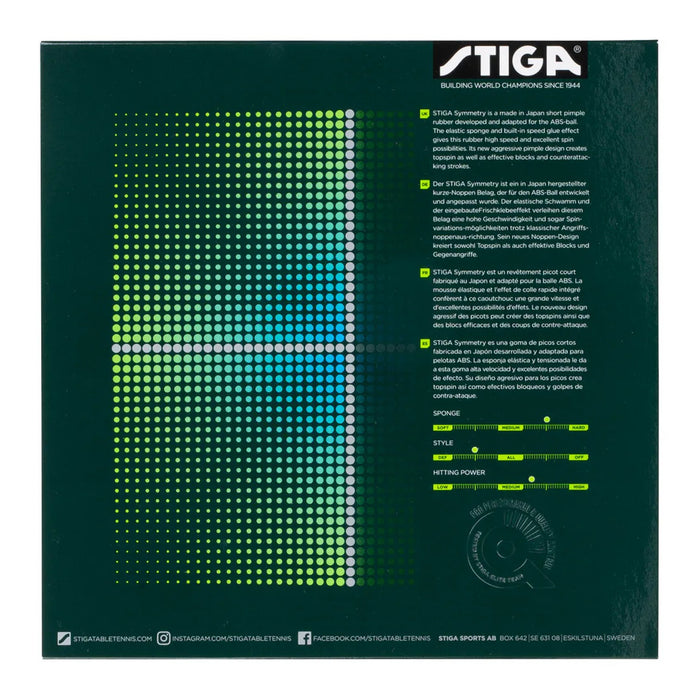 Stiga Symmetry Table Tennis Rubber 2