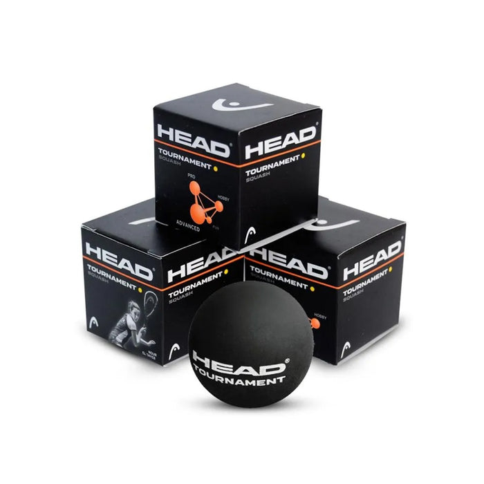 HEAD Tournament Squash Balls (3 Pcs) 1