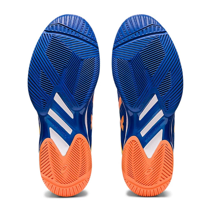 Asics Solution Speed FF 2 Novak Pack Tennis Shoes (Tuna Blue/Sun Peach) 7