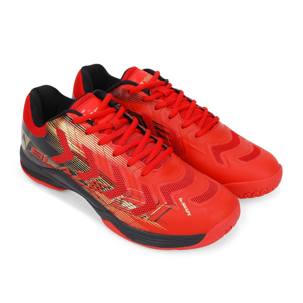 Yonex Blaze 2i Badminton Shoes (Red/Black/Gold)
