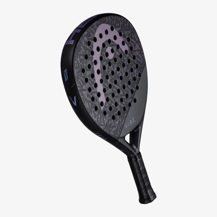 HEAD Vibe 2025 Padel Racquet (Black/Purple) 4