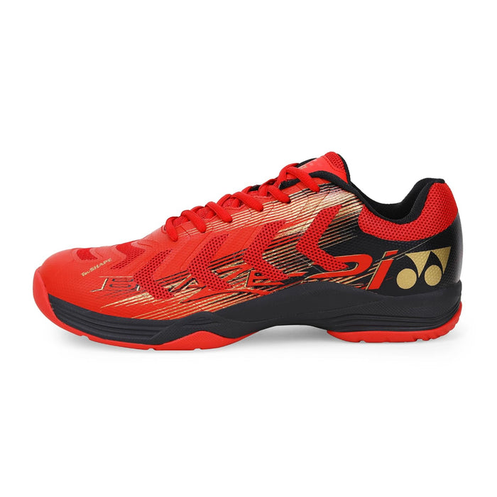 Yonex Blaze 2i Badminton Shoes (Red/Black/Gold) 2