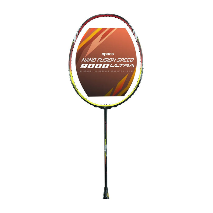 Apacs Nanofusion Speed 9000 Ultra Badminton Racket (Neon Yellow) 1